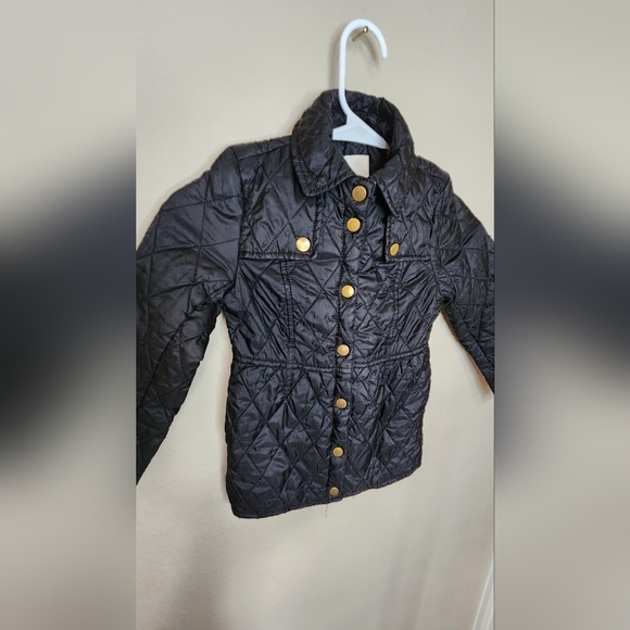 Girls Black Coat Size 4/5 - Picture 2 of 5